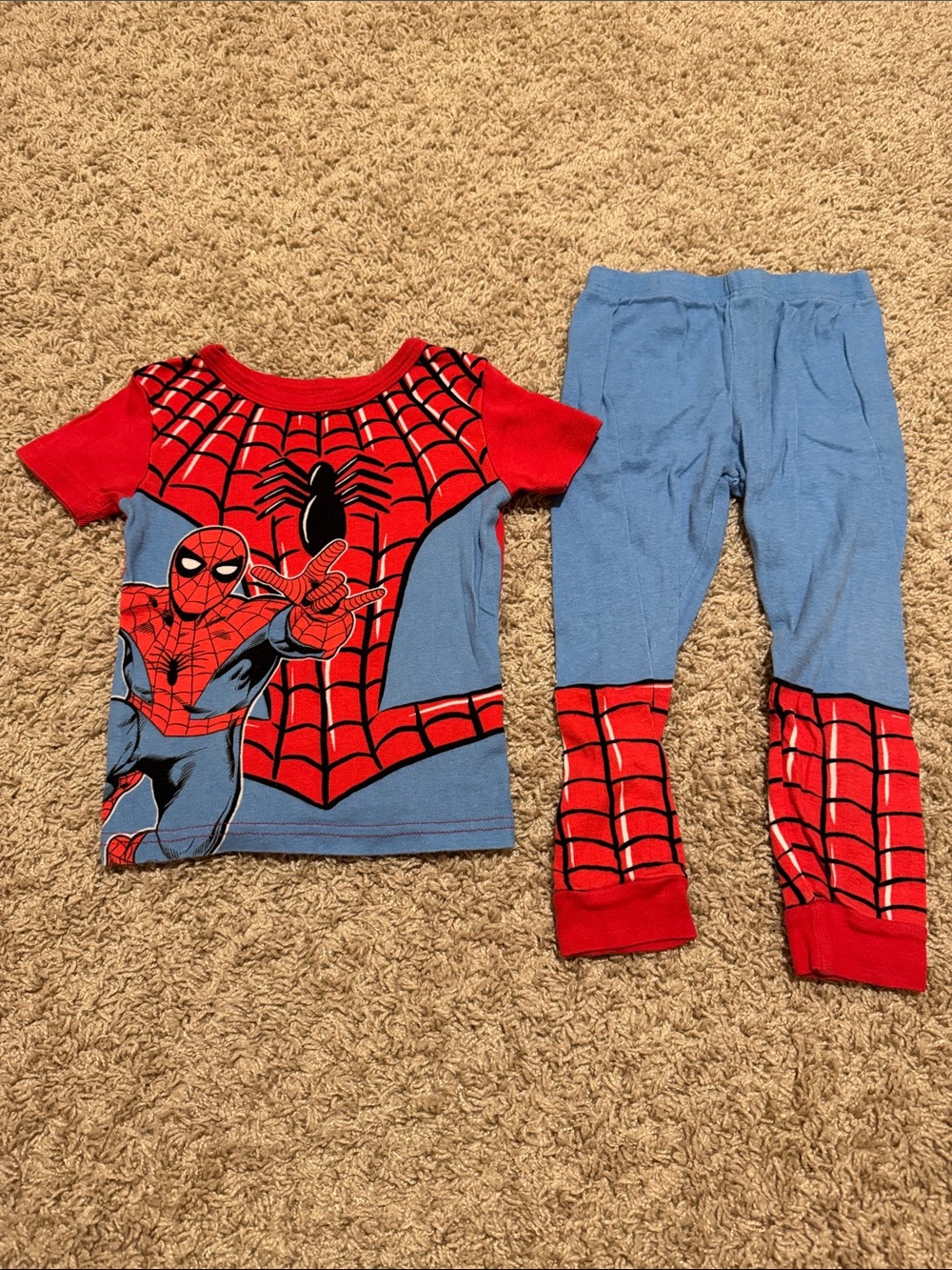 Marvel Spider-Man Kids Sleep Set - Red & Blue